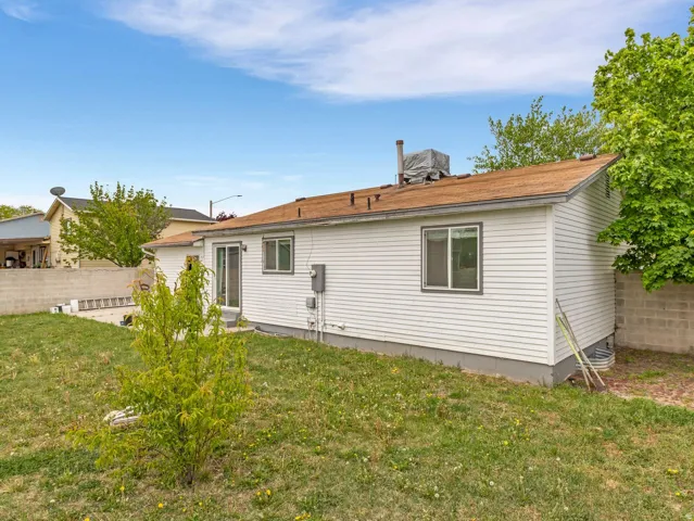 Rear view of property