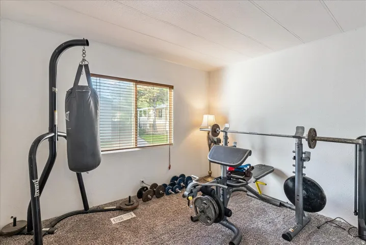 View of workout area