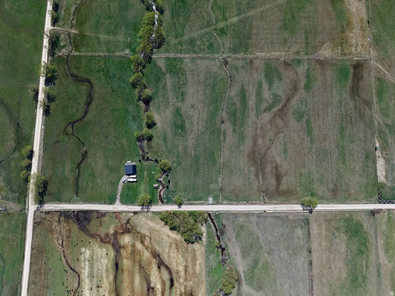 Aerial view of property's location
