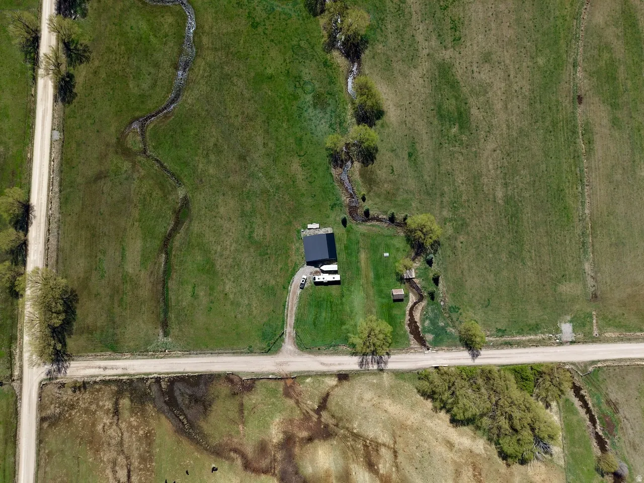 Aerial overview of property's location