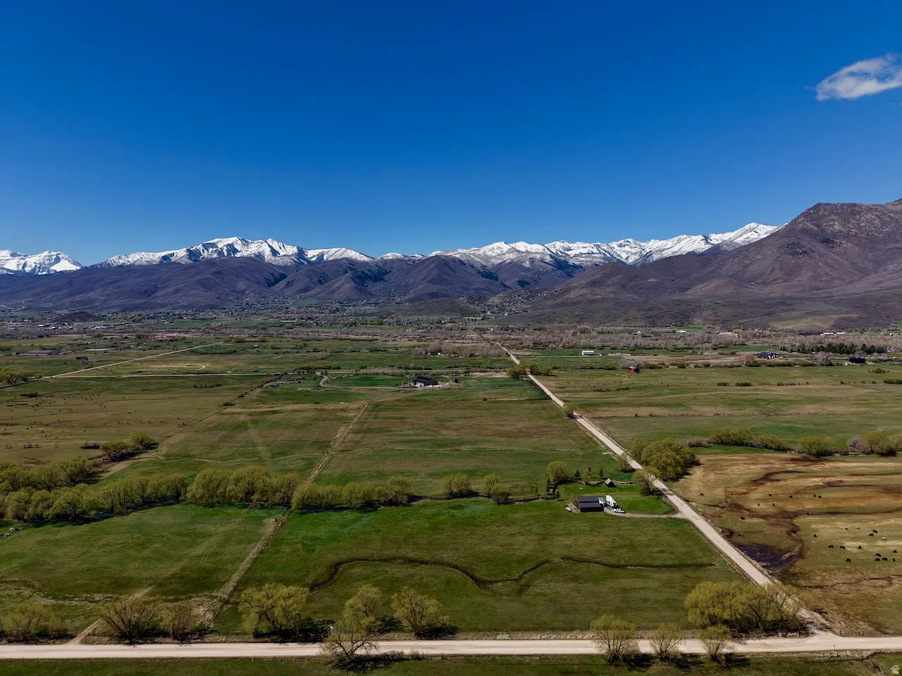 Mountain view featuring rural landscape