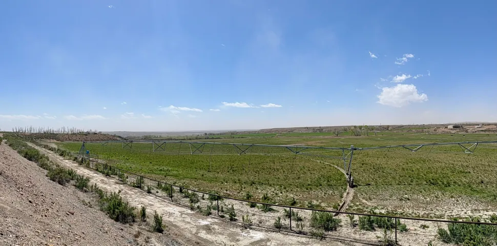 View of yard with a view of countryside and agricultural plots