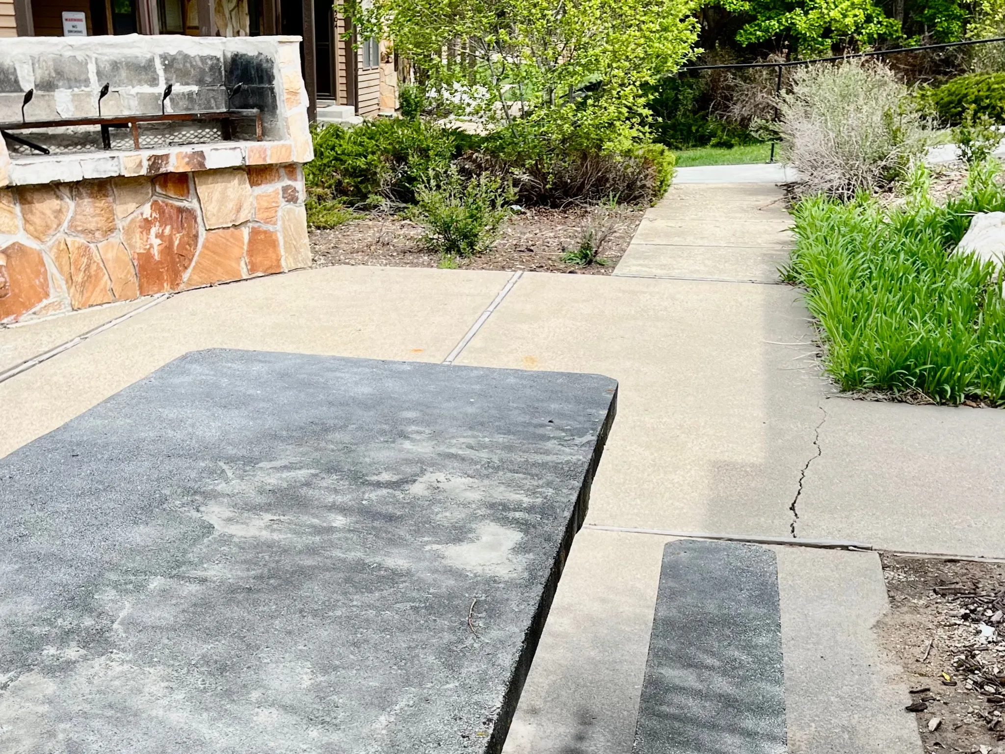 BBQ's and tables at Club House