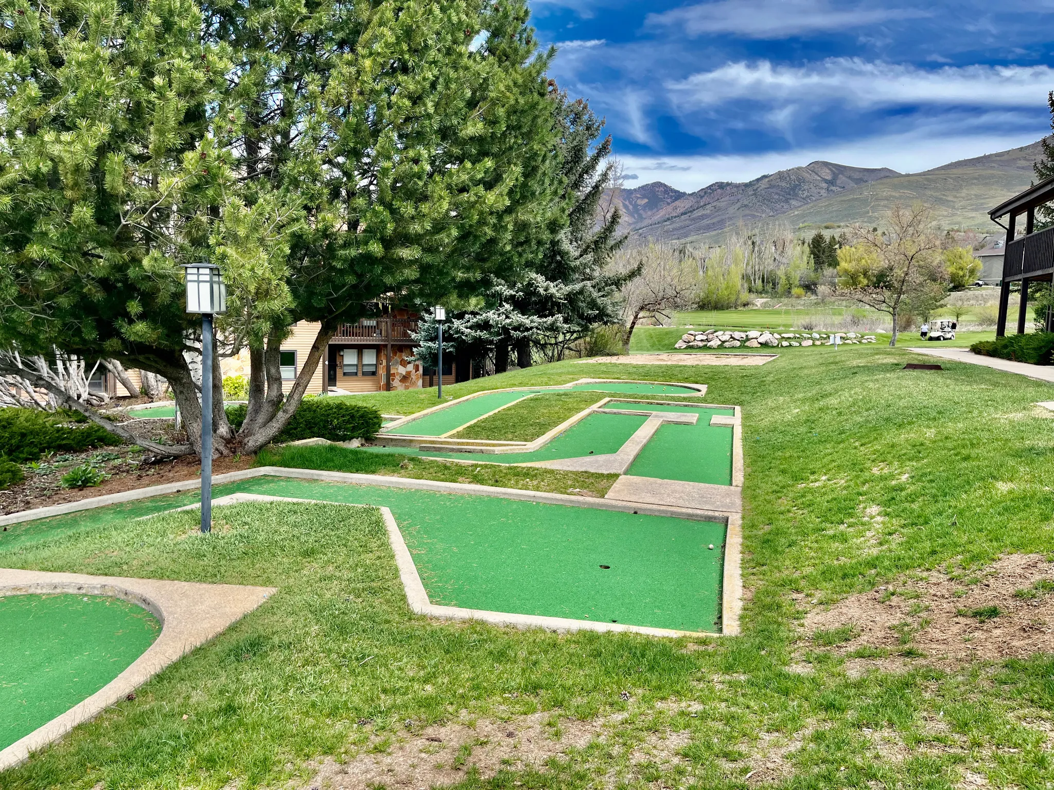 Miniature Golf between Condos