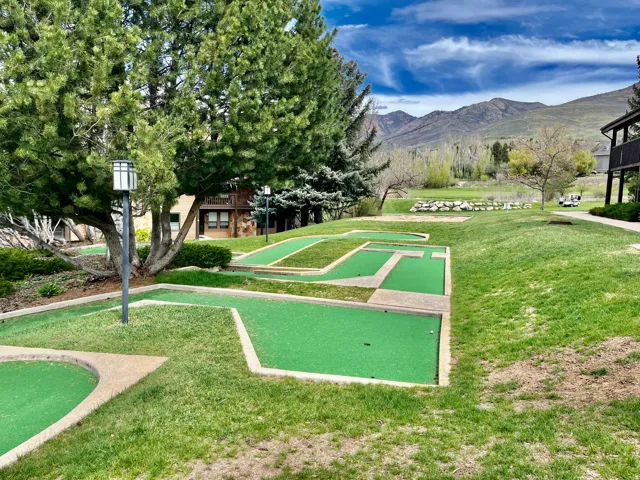 Miniature Golf between Condos