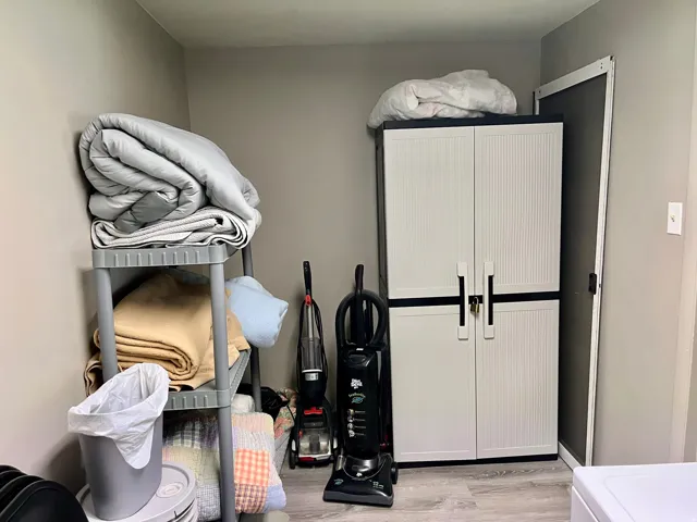 View of storage room