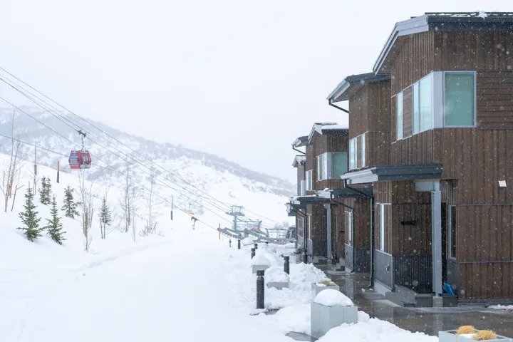 View of snowy yard