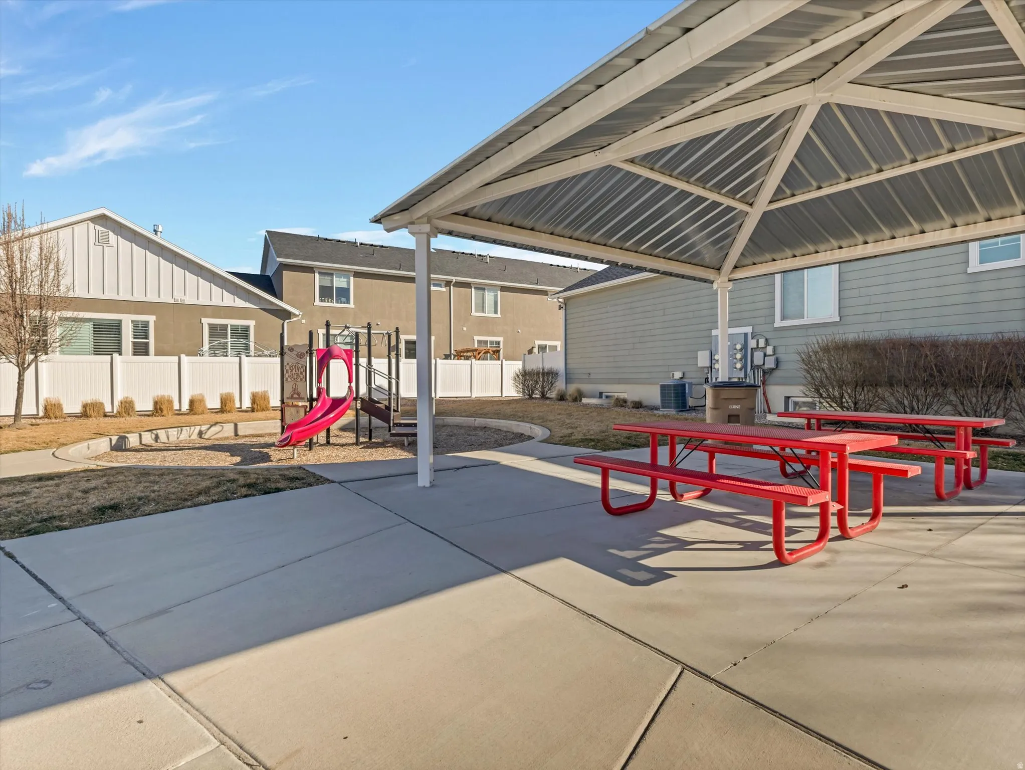 View of property's community featuring a patio area