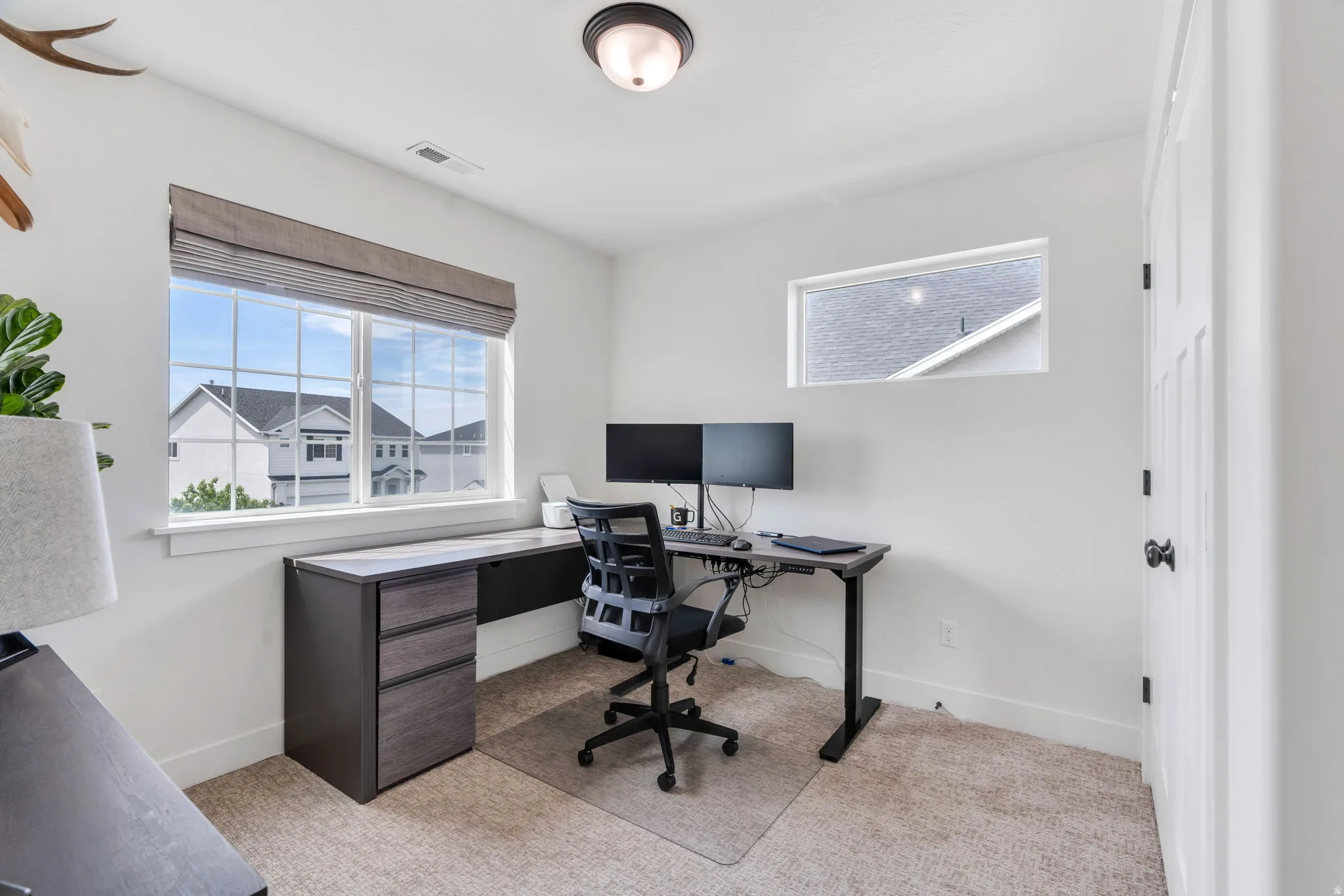 Bedroom but used as an office.
