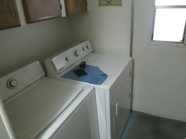 Laundry area with washer and dryer