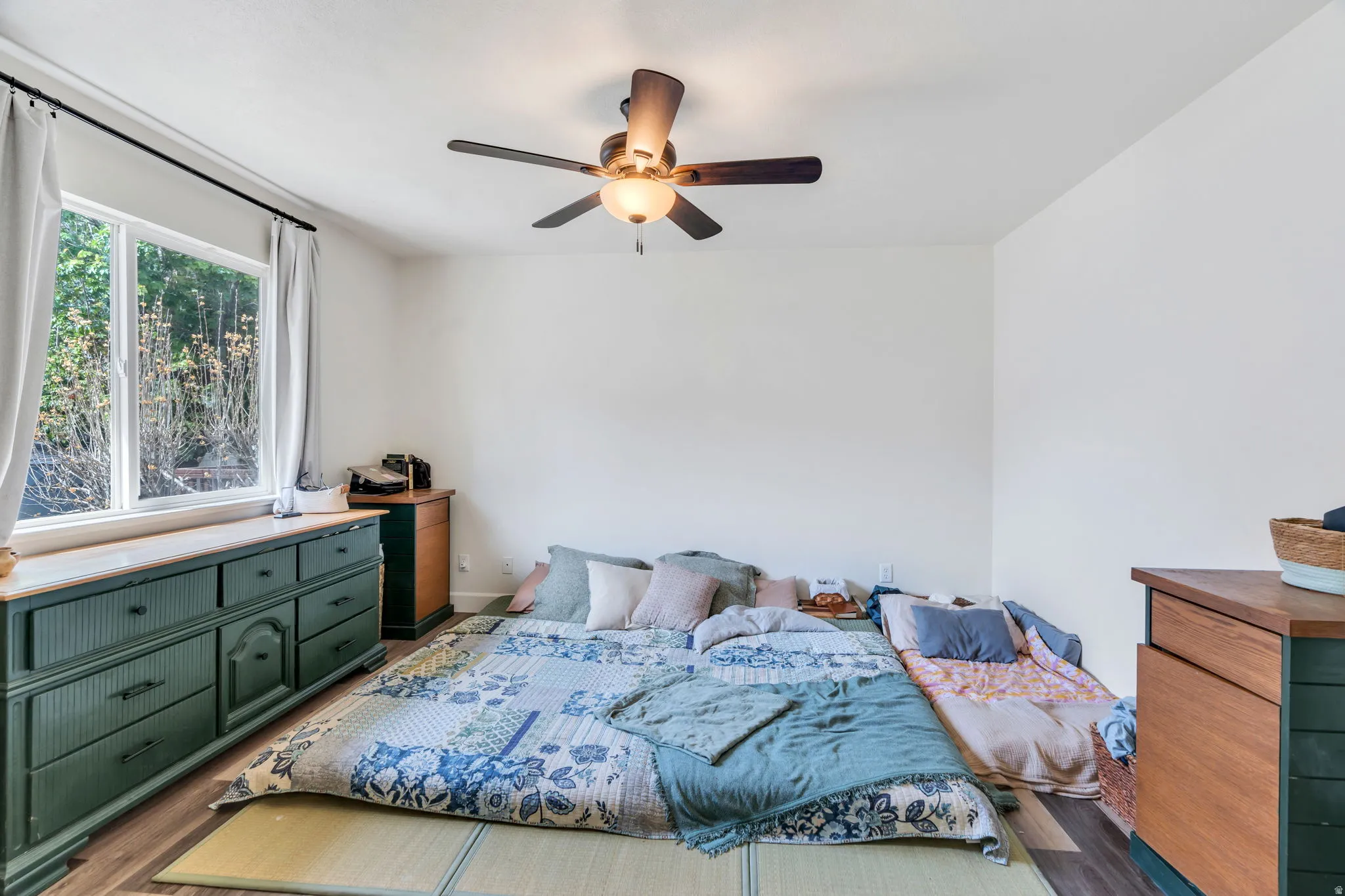 Primary Bedroom with LVP and Vinyl windows