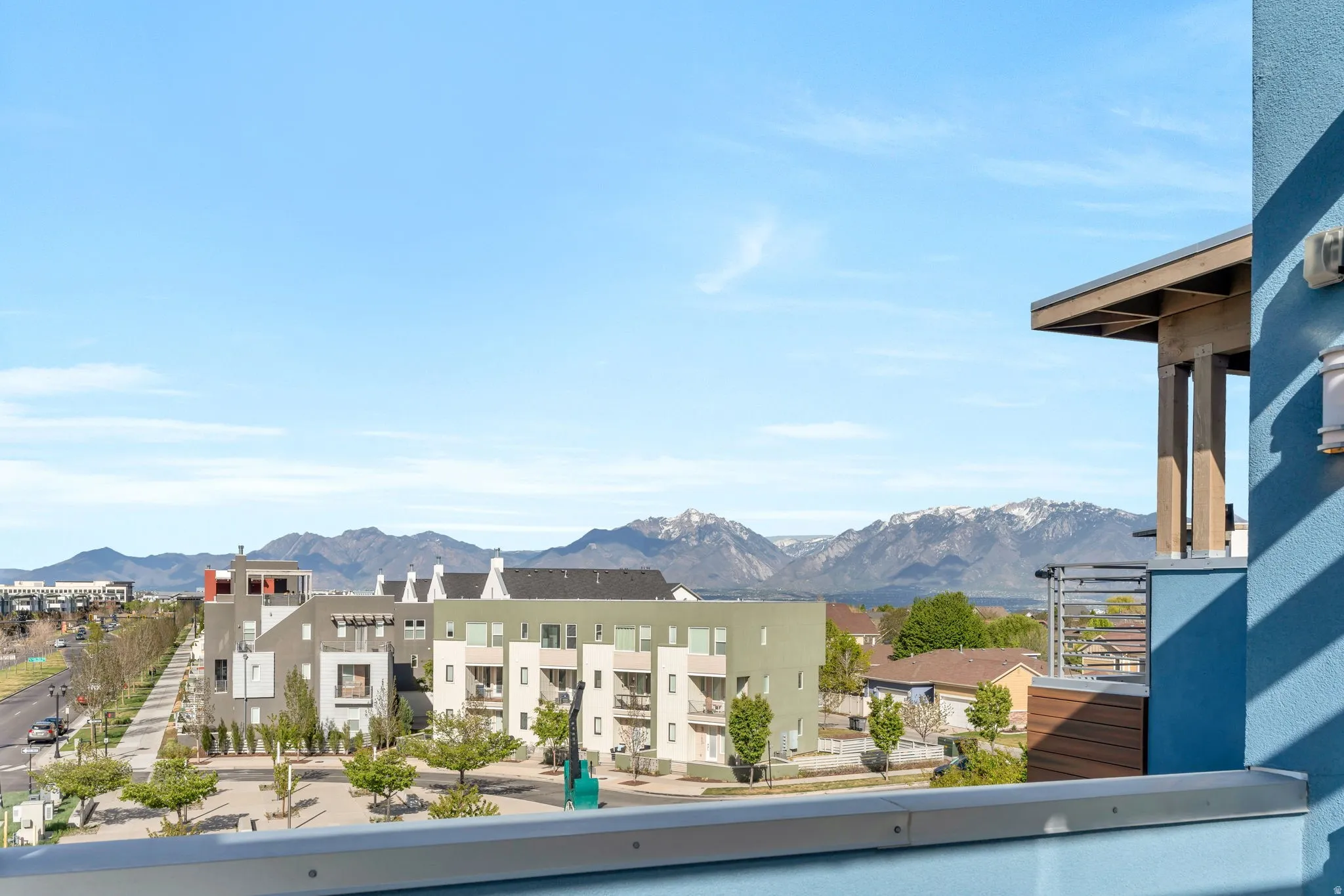 View of mountain backdrop