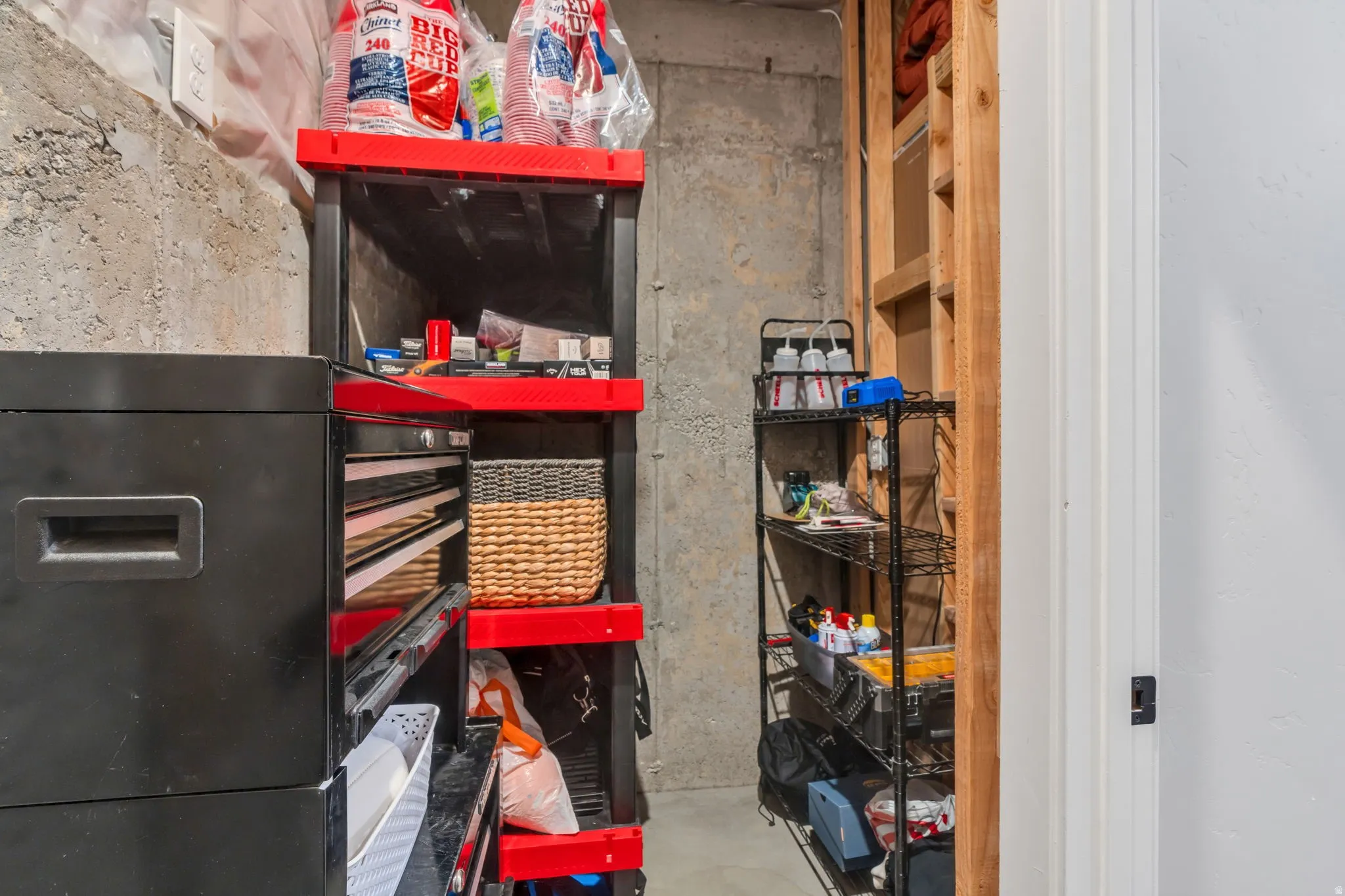 View of storage area