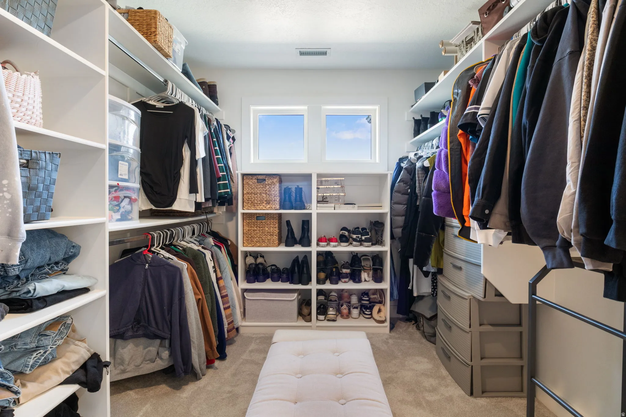 Primary walk in closet