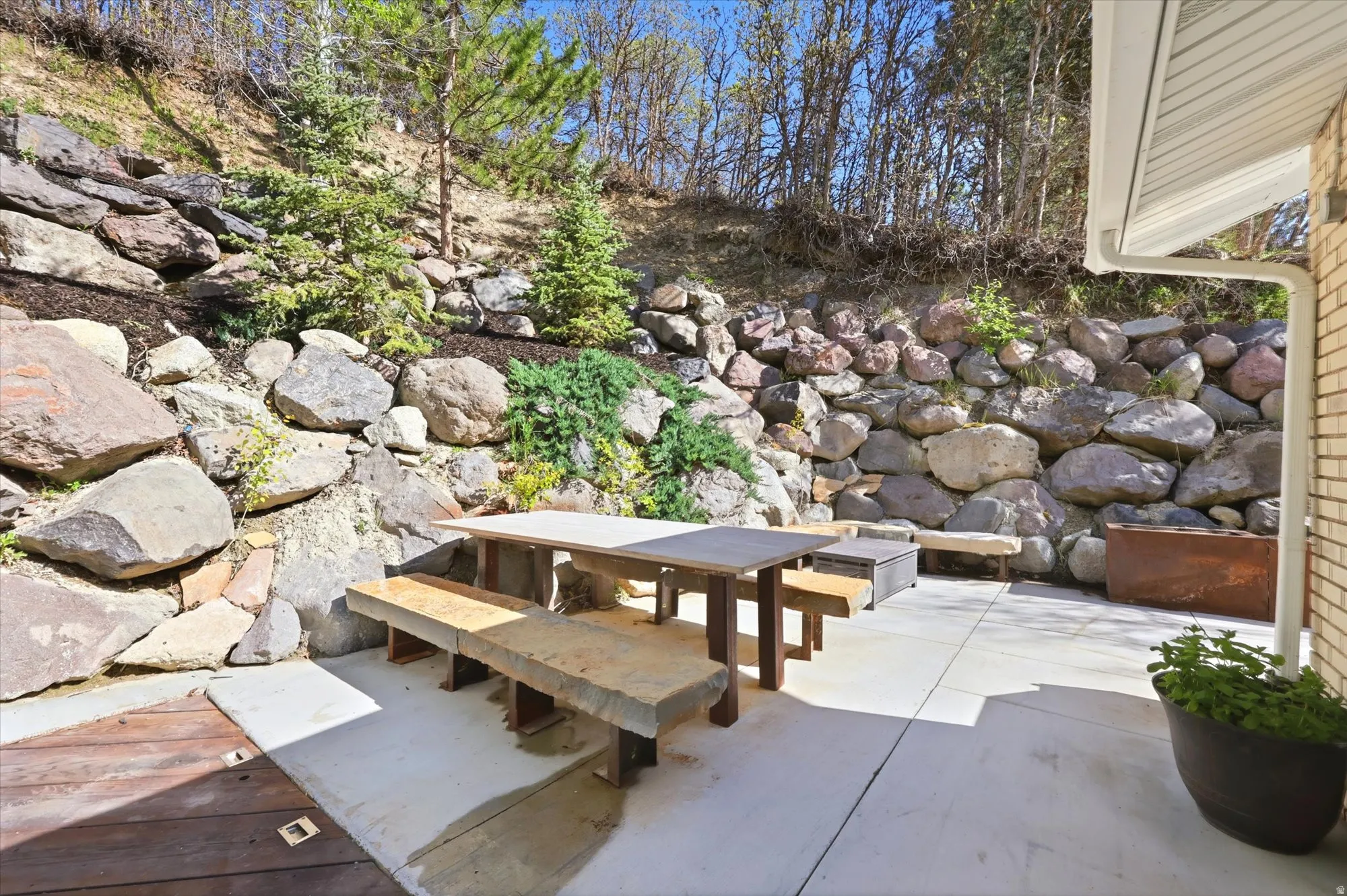 View of patio