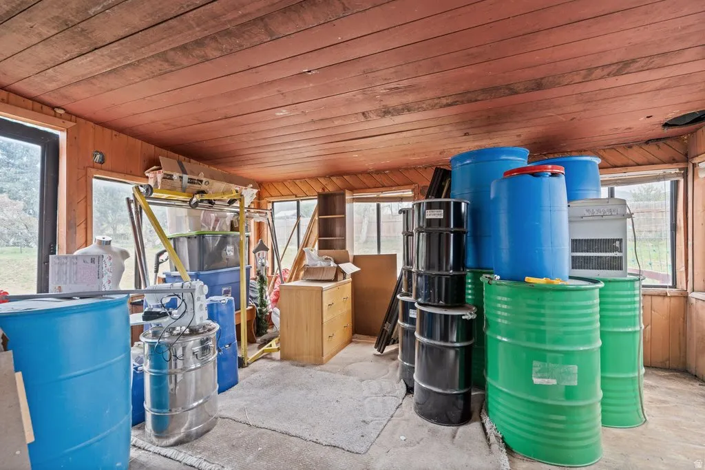 View of storage room