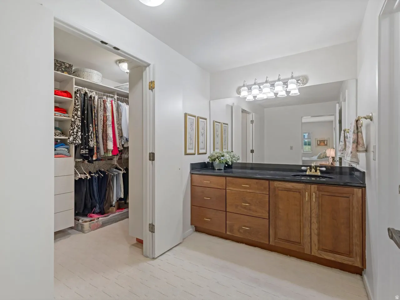 Primary Bath with Walk In Closet