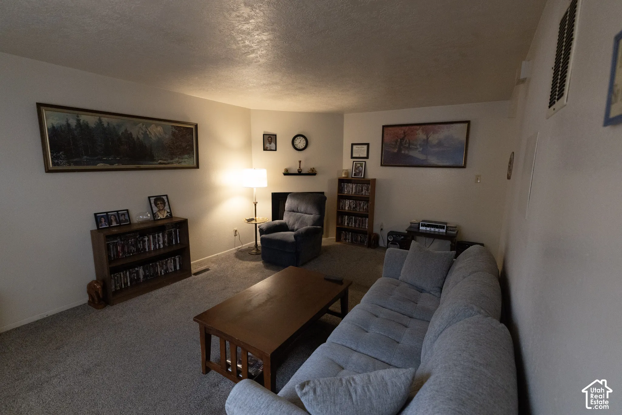 Carpeted living area