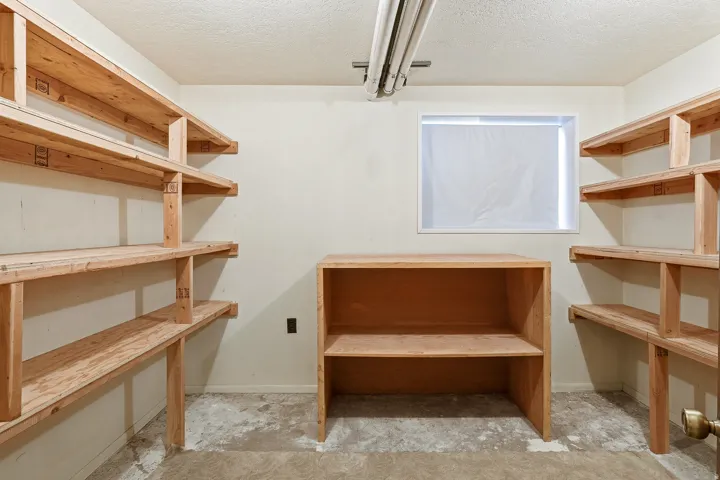 View of storage area