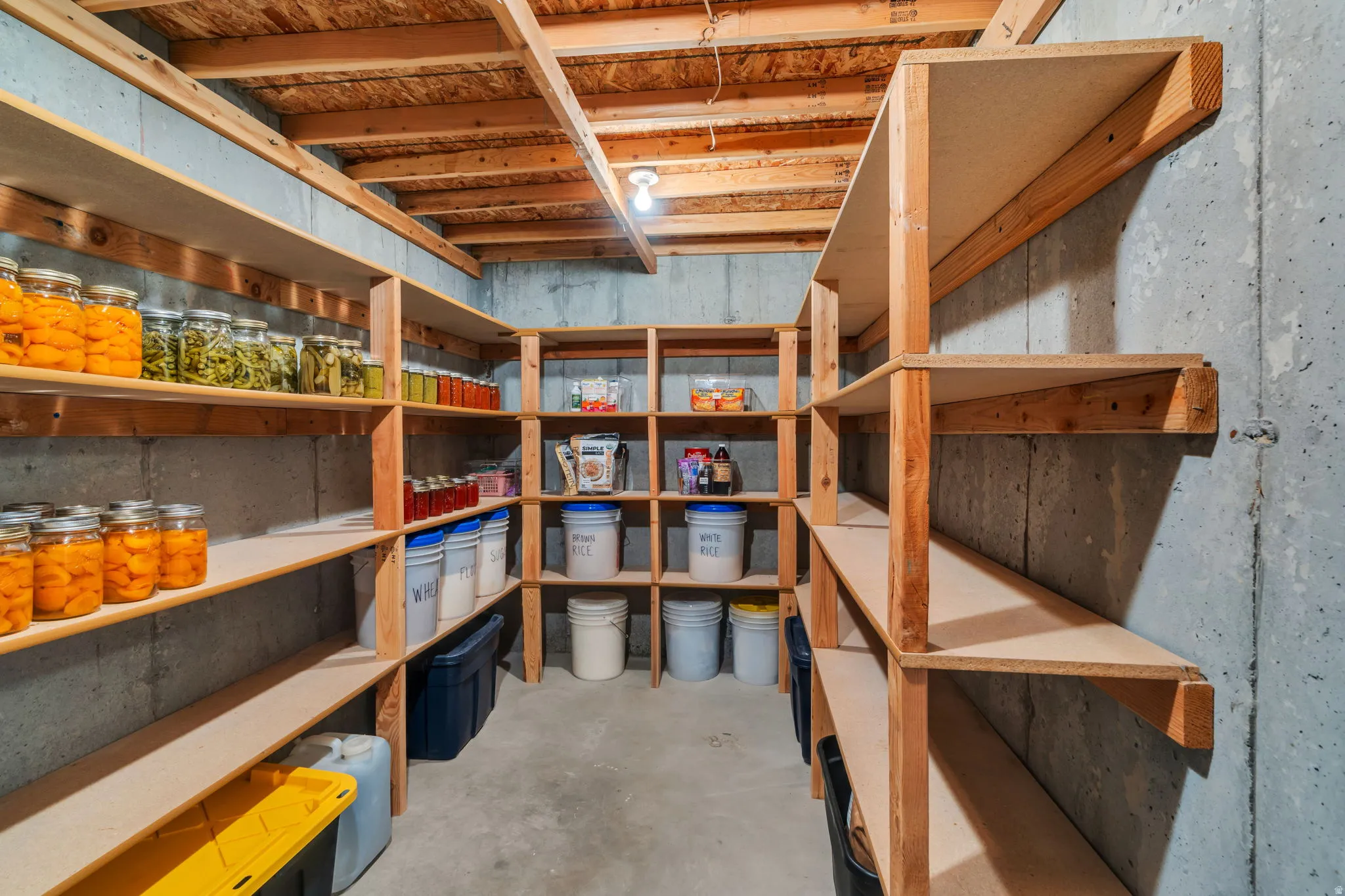 View of storage room