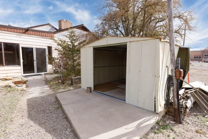 View of shed