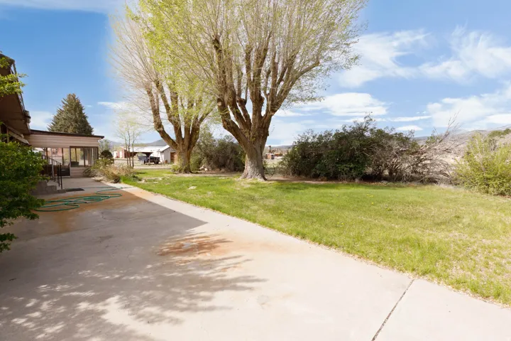 View of concrete road