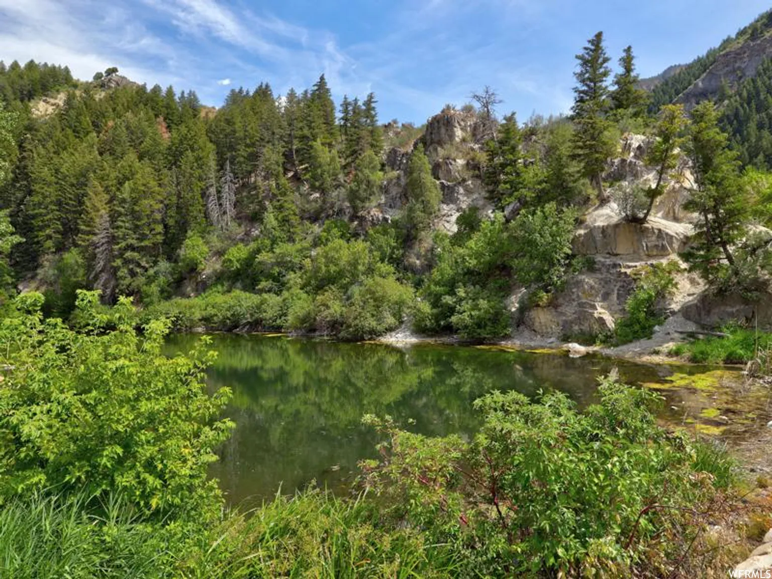 View of nature with a nearby body of water