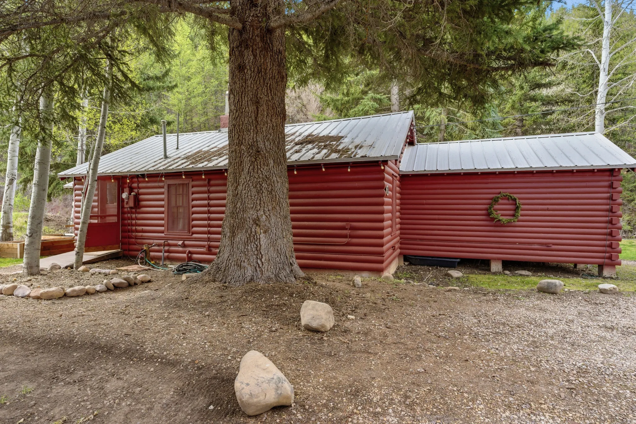 View of outbuilding