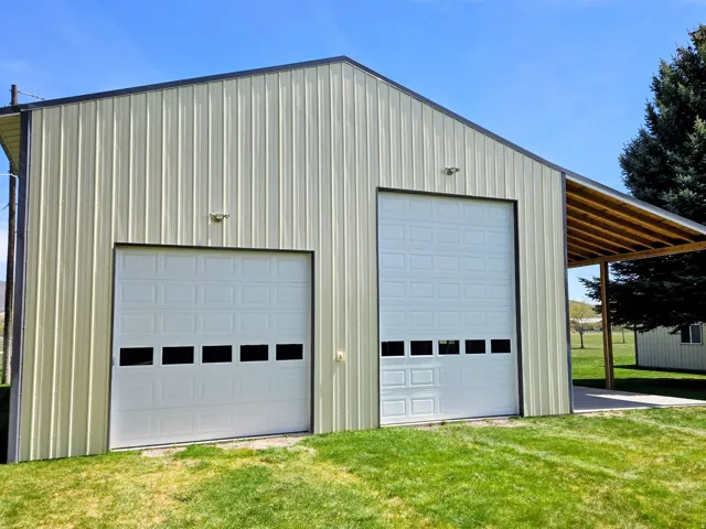 Garage featuring a garage
