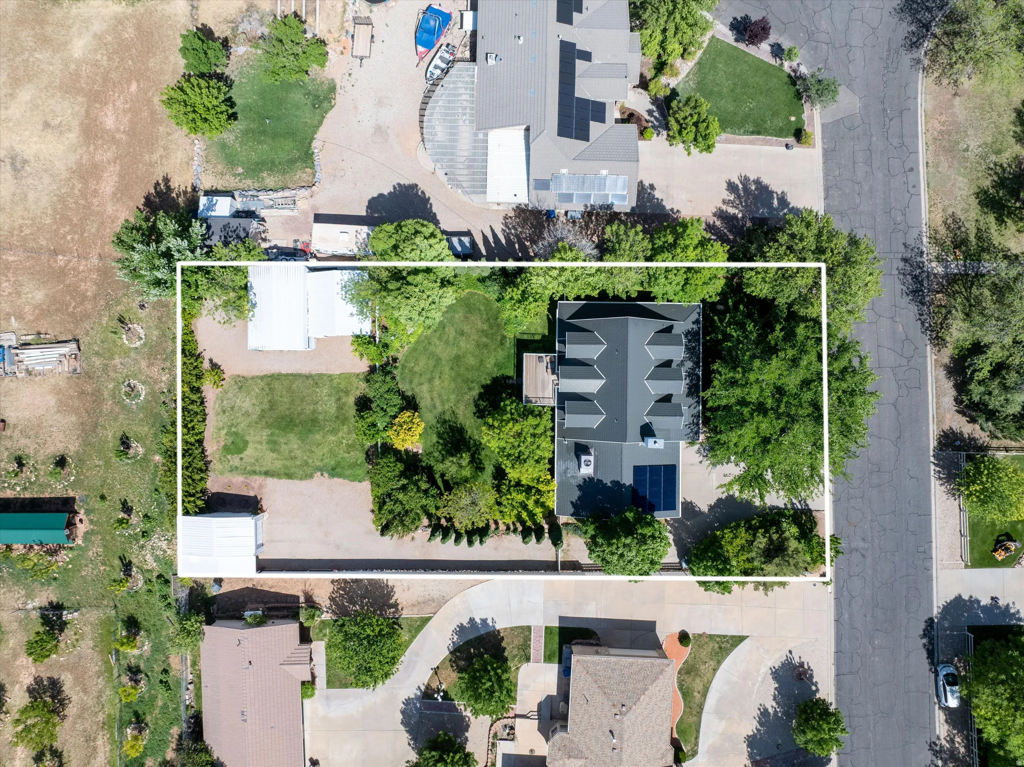 View of property location featuring property boundaries highlighted