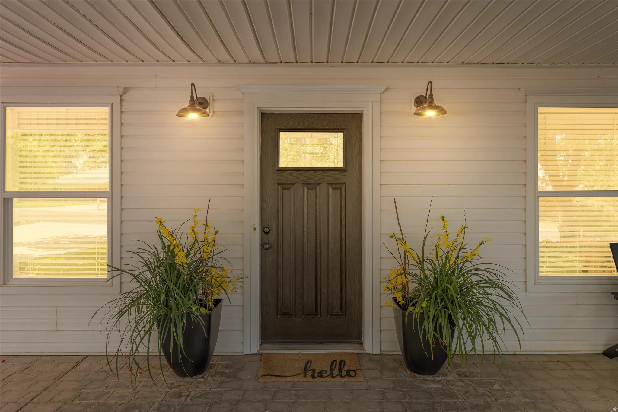 View of exterior entry