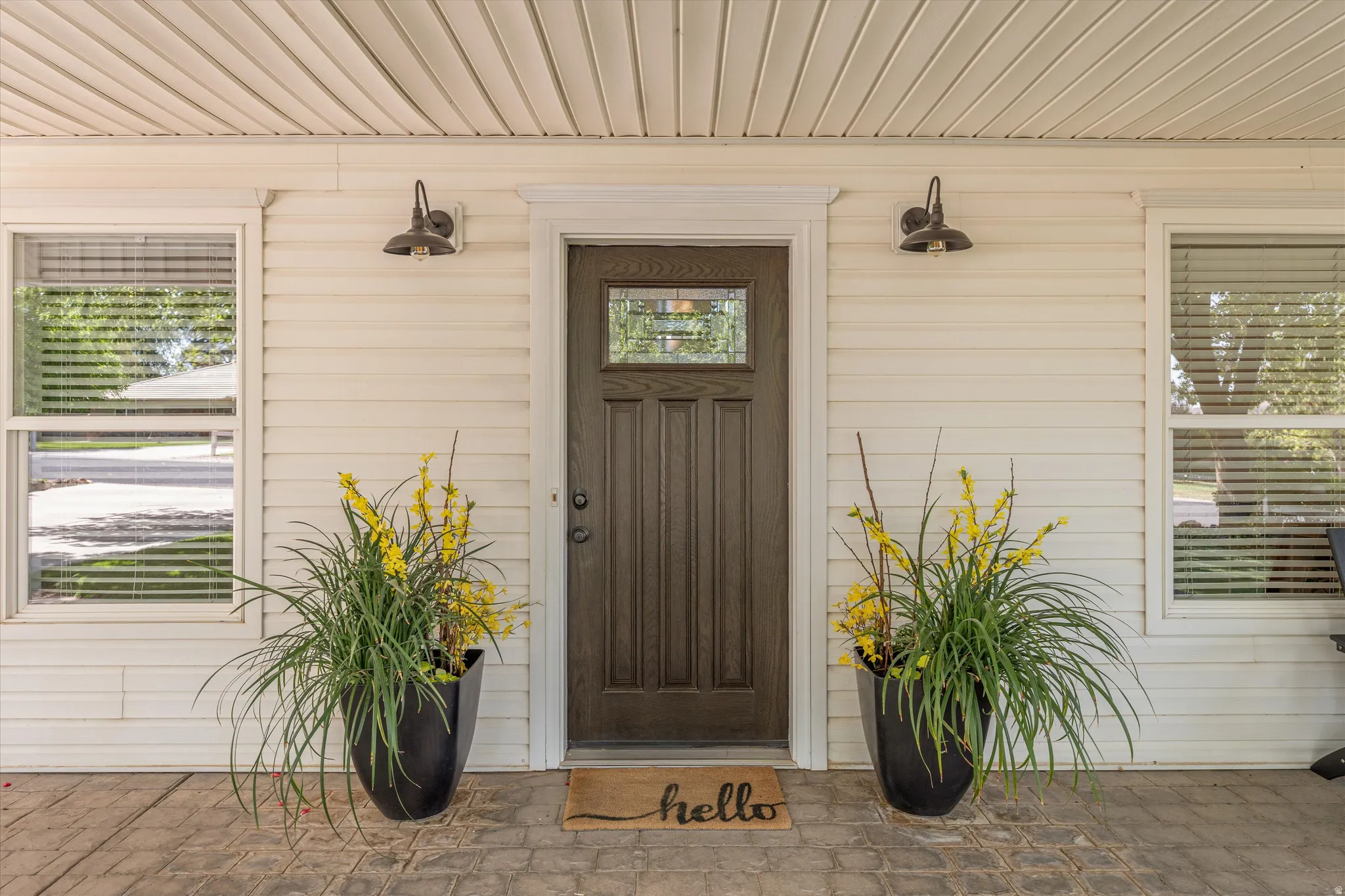 Doorway to property