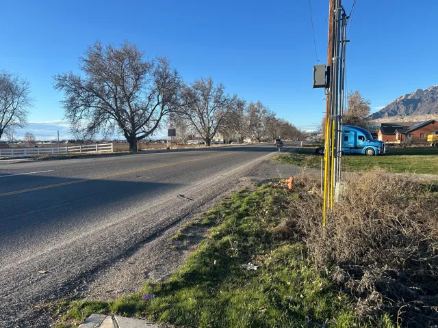 View of asphalt road