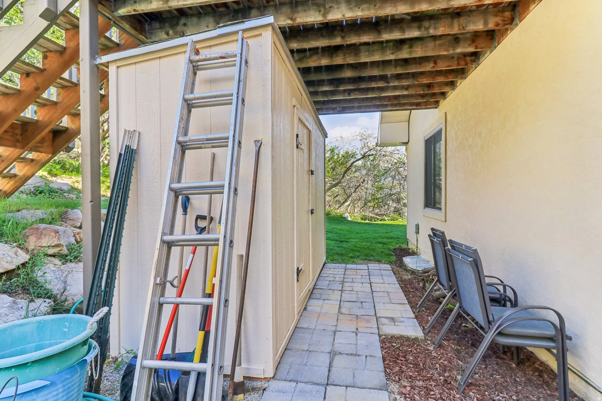 View of outdoor structure