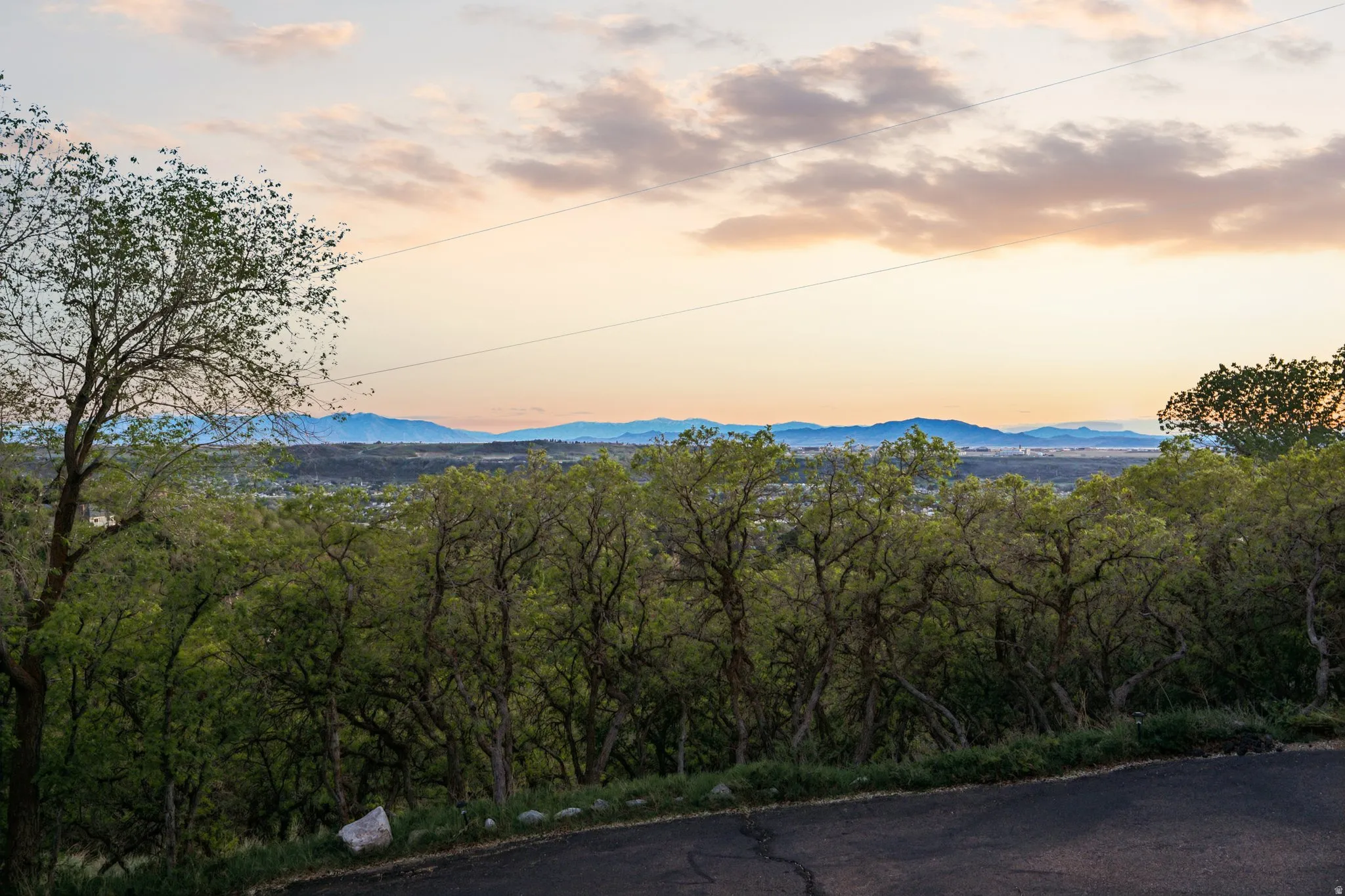 View of mountain background