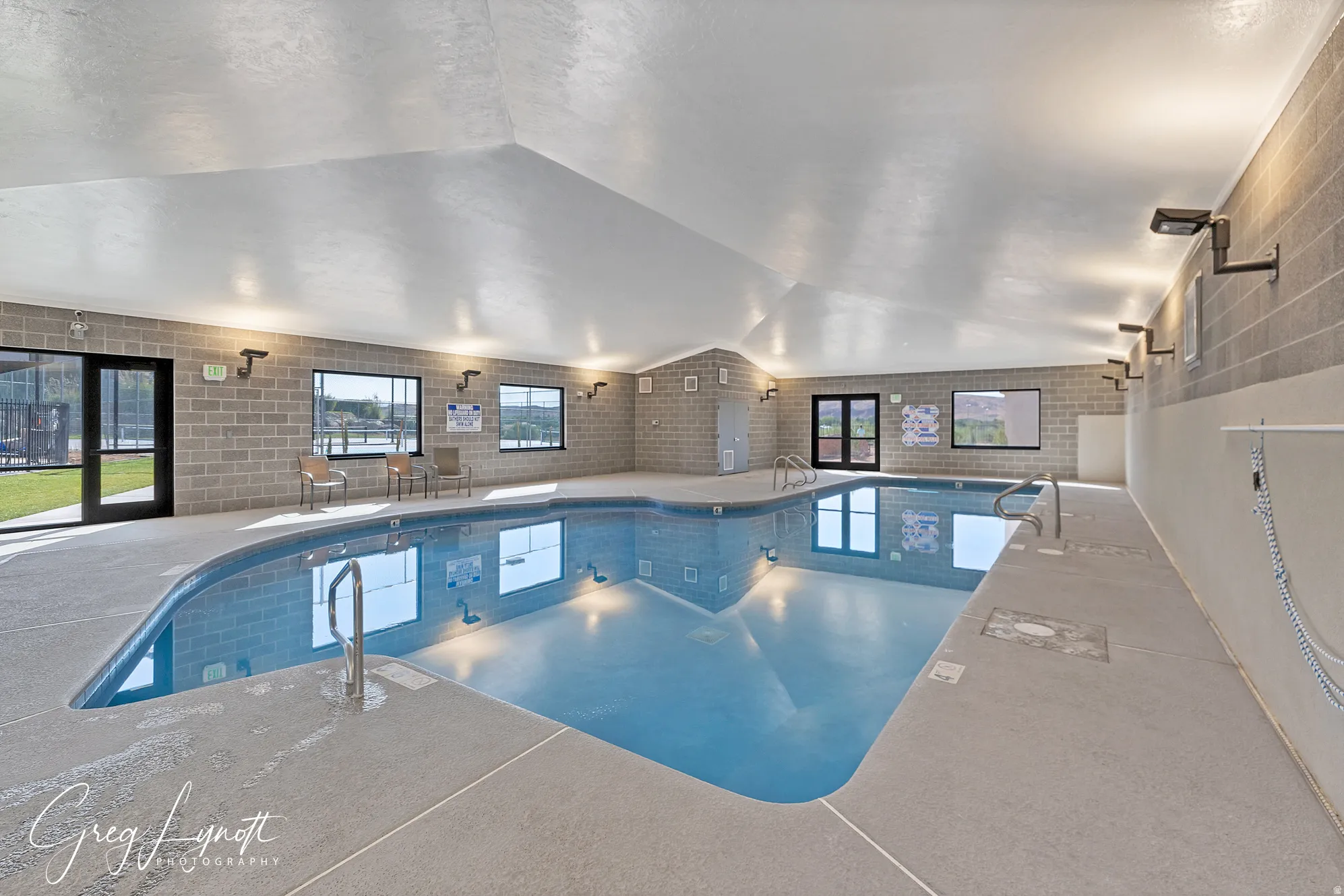 View of indoor community pool