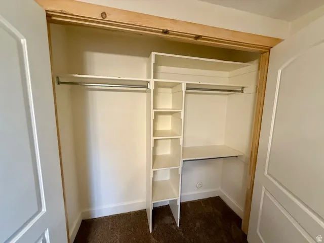 Large custom closets throughout the home