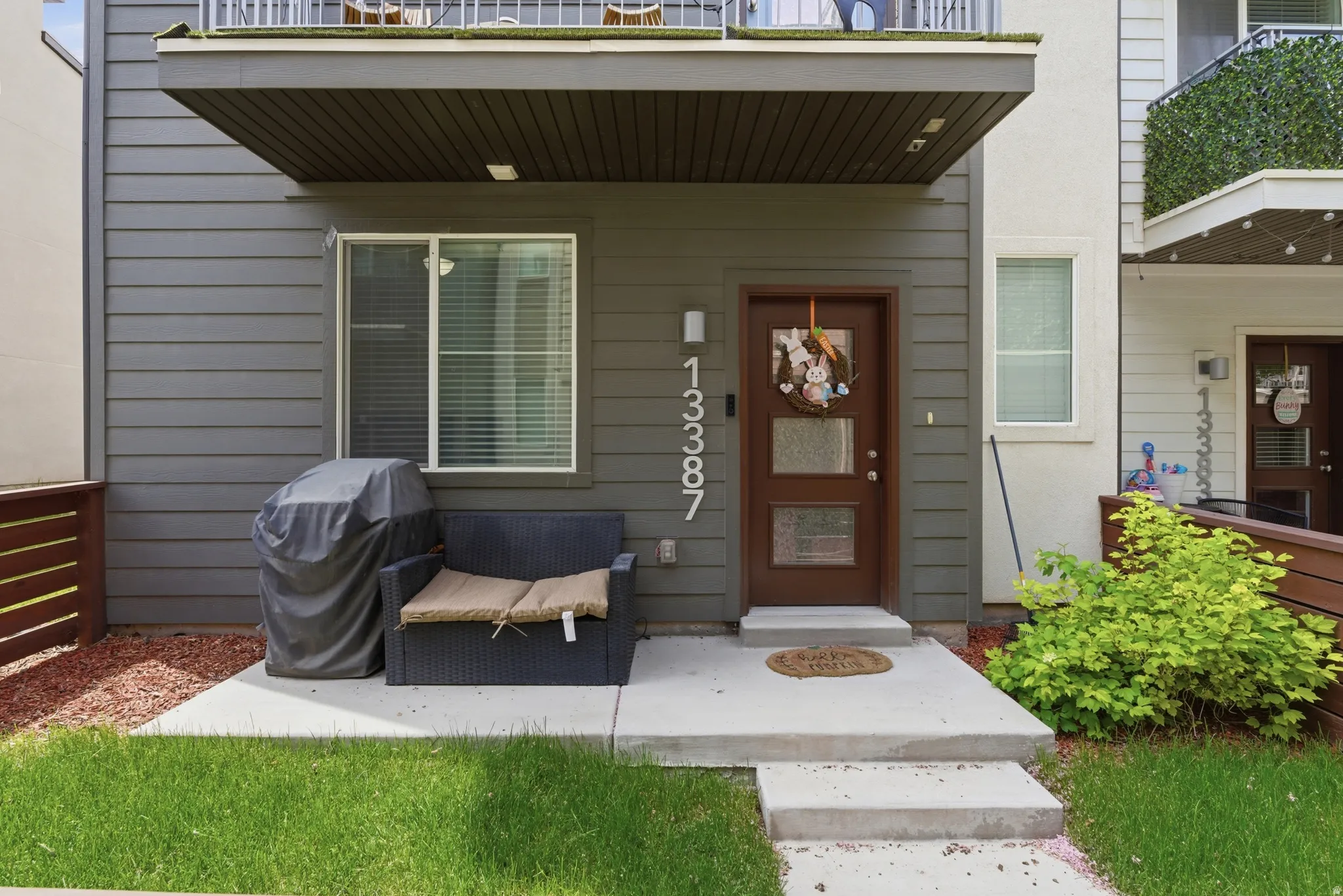 Doorway to property