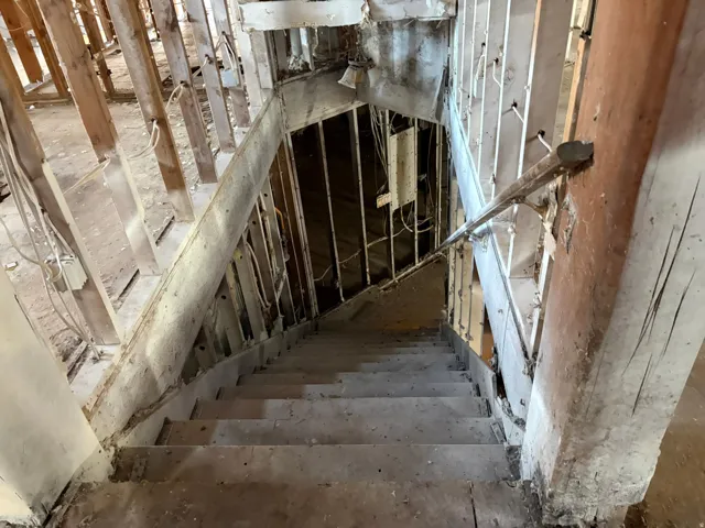 View of stairway