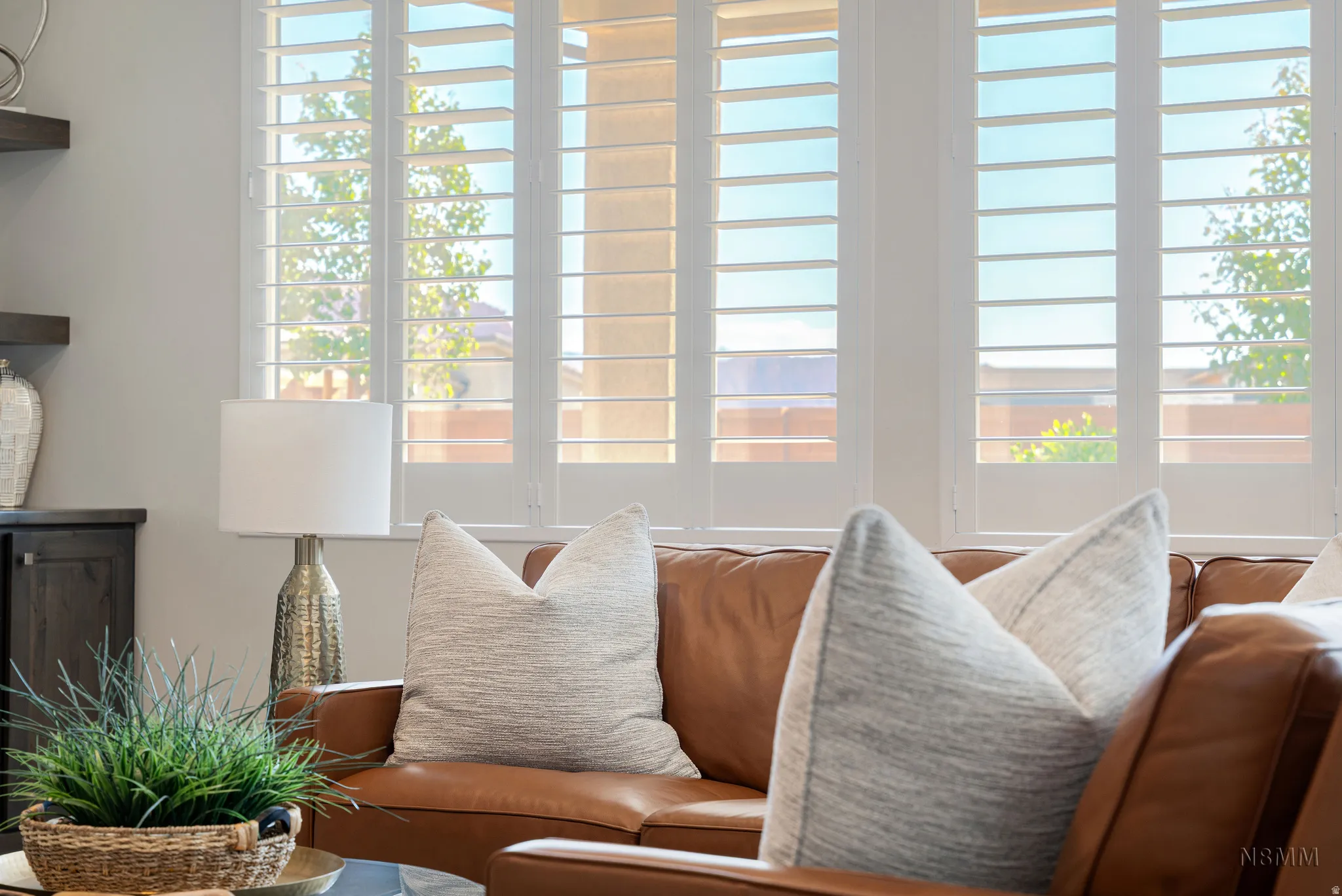 Living area featuring plenty of natural light