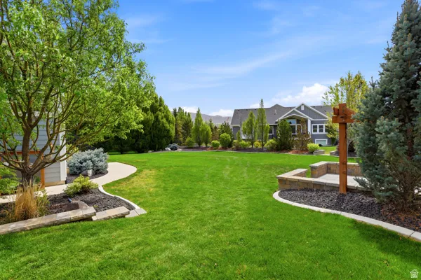 View of green lawn