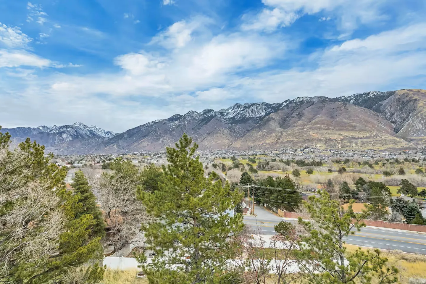 View of mountain backdrop