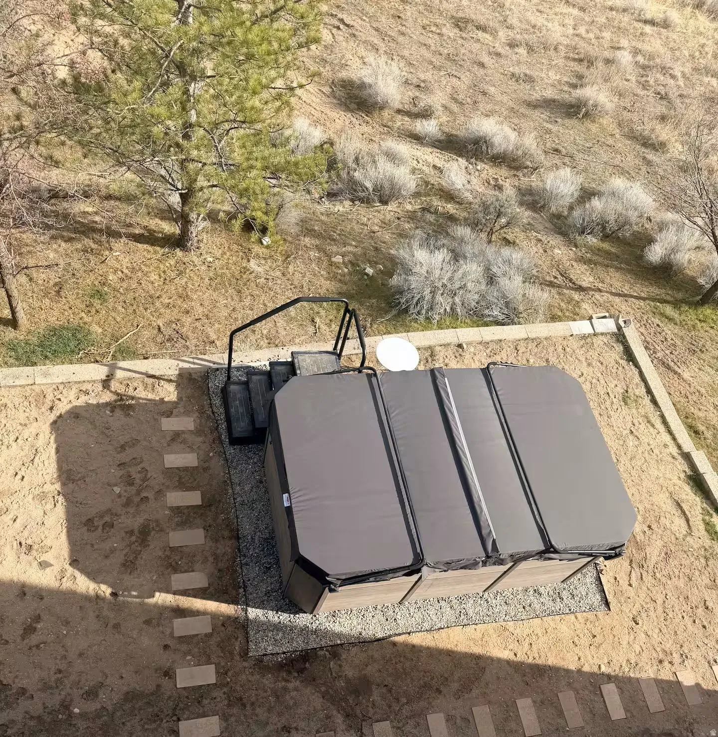 View of storm shelter