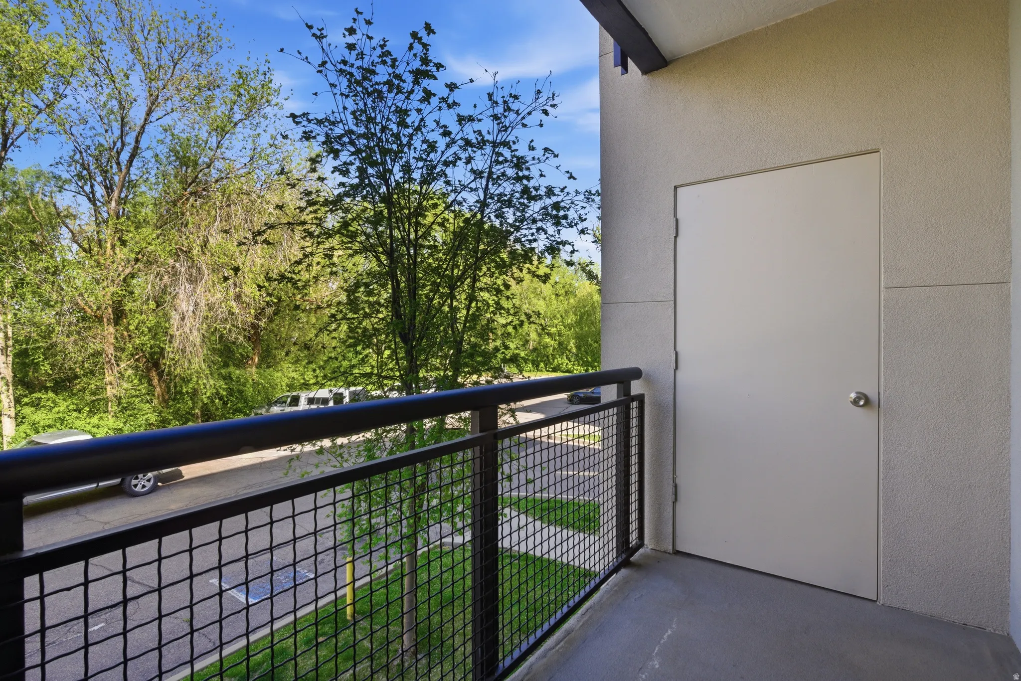 View of and from the balcony