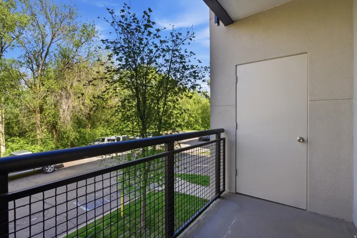 View of and from the balcony