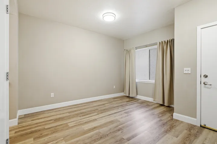 Unfurnished dining area