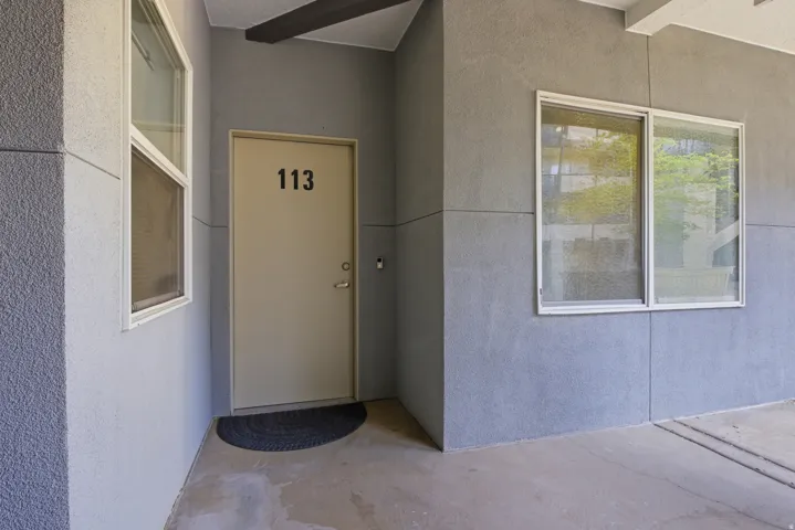 Property entrance unit 113