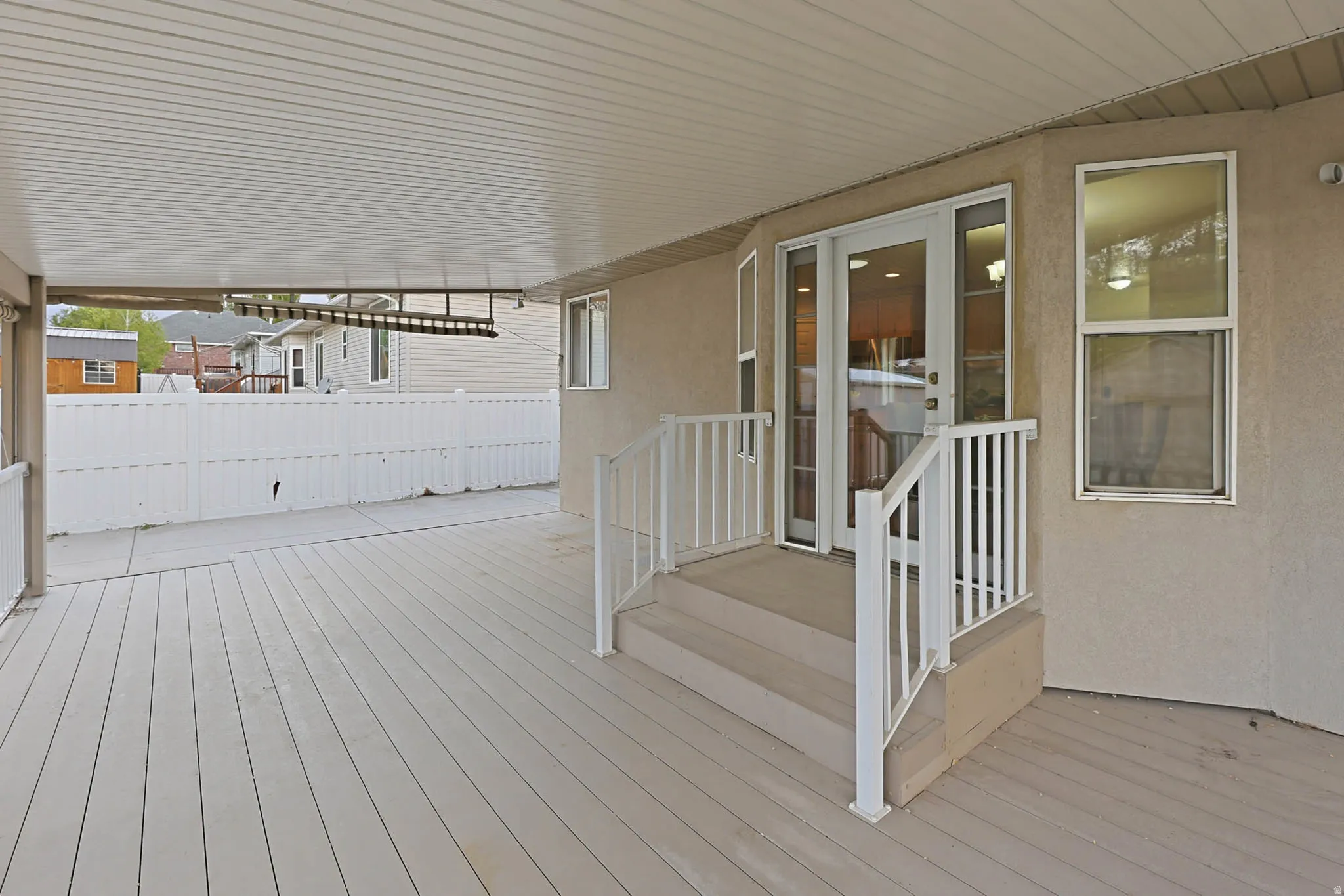 Deck and awing