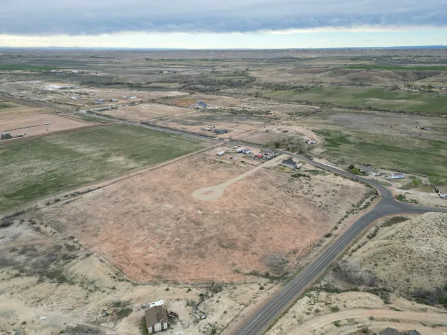 Aerial view of property's location looking SOUTH EAST Lot #1 with rural landscape