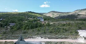 View of mountain background with rural landscape